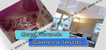 Gergi Tavanda Gamena İmzası