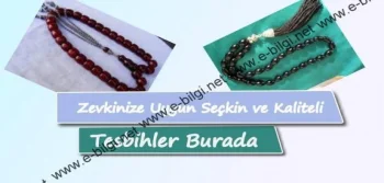 Zevkinize Uygun Seçkin Ve Kaliteli Tesbihler Burada