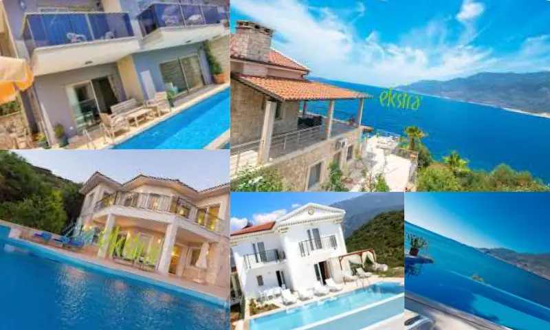 Antalya Kalkan’da Kiralık Tatil Villaları